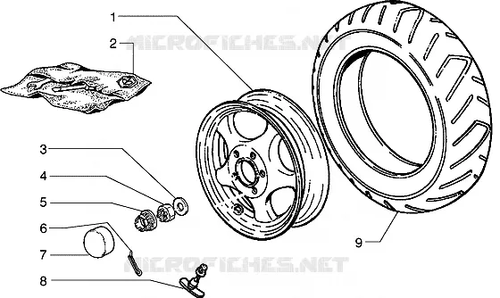 Rear wheel