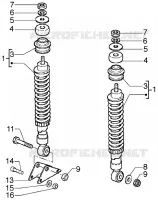 Rear shock absorber