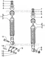Rear shock absorber