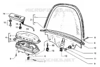Speedometer (kms)-Windshield