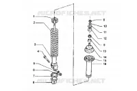 Rear shock absorber