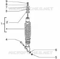 Rear shock absorber