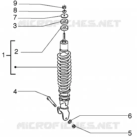 Rear shock absorber
