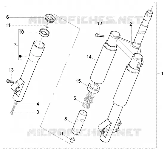 FRONT WHEEL SUSPENSION