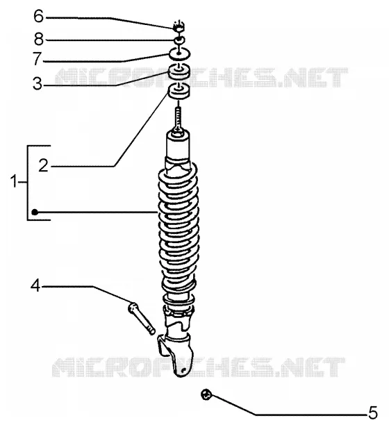 Rear damper