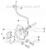 Front brake caliper