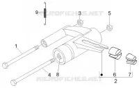 Swinging arm