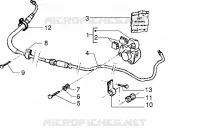Rear brake caliper (Vehicle with rear hub brake)