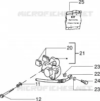 Front brake caliper
