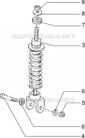Rear shock absorber