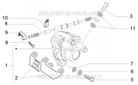 Rear caliper