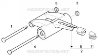 Swinging arm