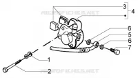 Front brake caliper