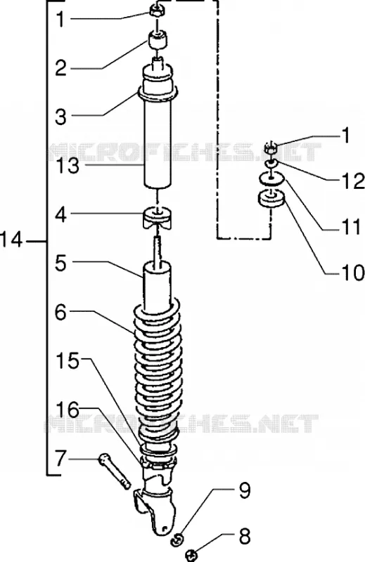 Rear shock absorber
