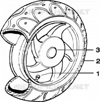 Rear wheel