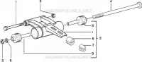 Swinging arm