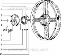 Alloy rear wheel