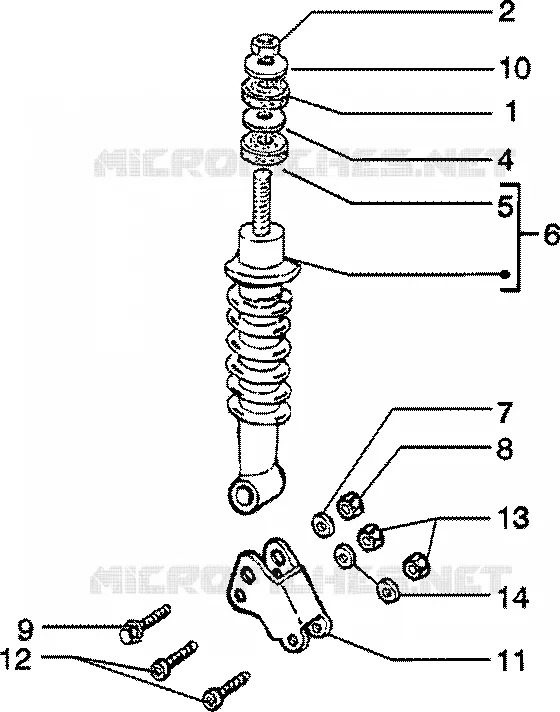 Rear damper