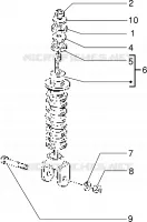Rear shock absorber