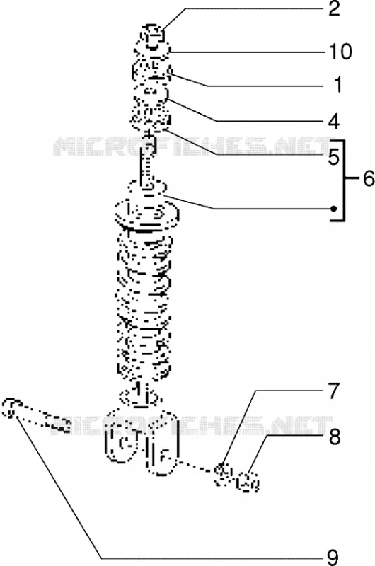 Rear shock absorber