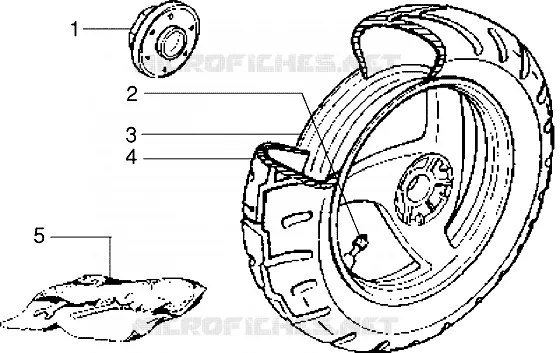 Rear wheel