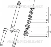 Steering bearing ball tracks