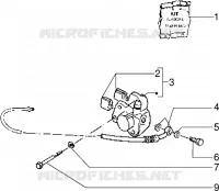 Front brake cylinder-Brake caliper
