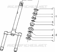 Steering bearing ball tracks