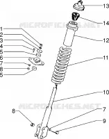 Front shock absorber