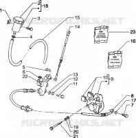 Front brake cylinder-Brake caliper