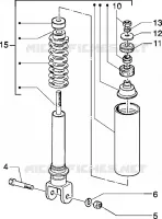 Rear shock absorber