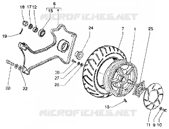 Rear wheel