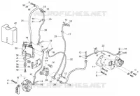 Brake pipes-brake calipers (ABS)