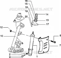 Front damper cover