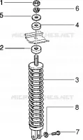 Rear shock absorber