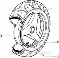 Rear wheel