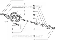 Front wheel component parts