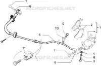 Rear brake piping - rear brake caliper