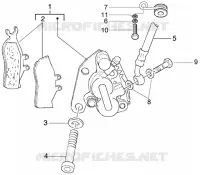 Front brake caliper