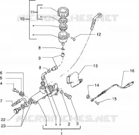 Rear brake caliper