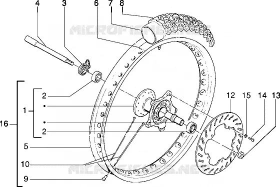 Front wheel