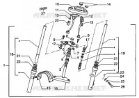 Telescopic fork