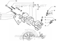 Rear brake caliper