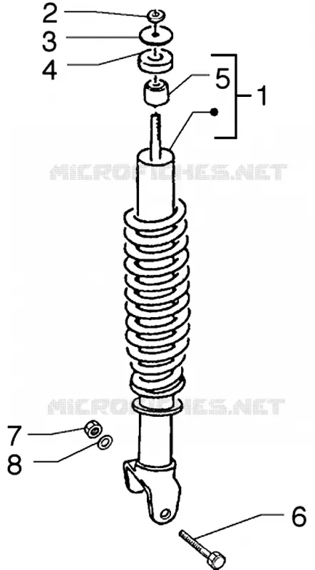 Rear shock absorber