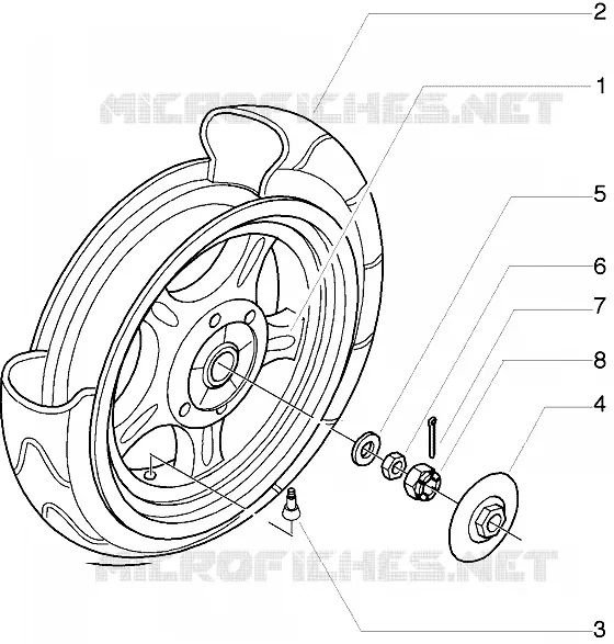 Rear wheel