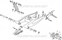 Swing arm-shock absorber