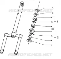 Steering bearing ball tracks