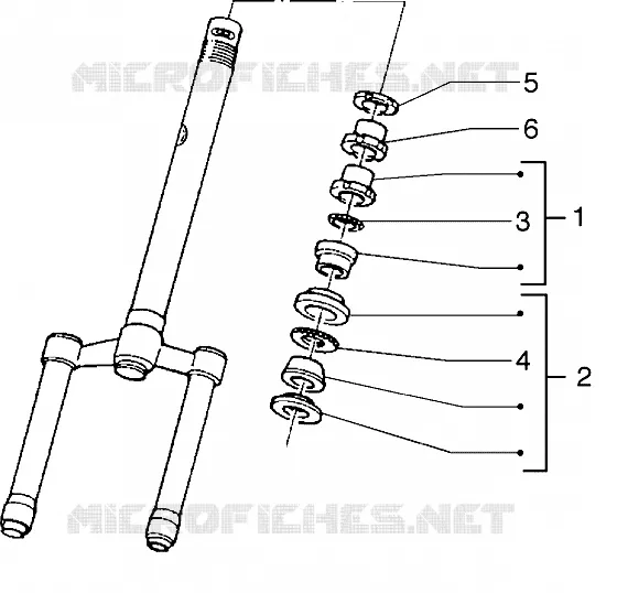 Steering bearing ball tracks