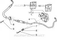 Caliper (Vehicle with rear hub brake)
