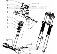 Front-wheel suspension